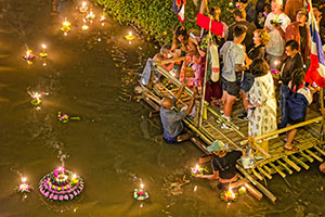 Les krathongs pour Loy Krathong